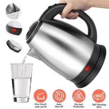 2.0L Hot Water Kettle Electric BPA-Free Stainless Steel Tea Kettle Electric USA