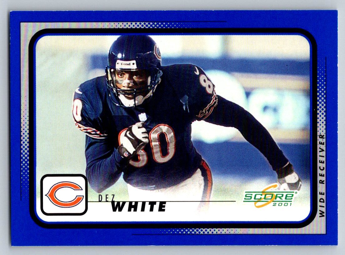 2001 Score #37 Dez White Chicago Bears