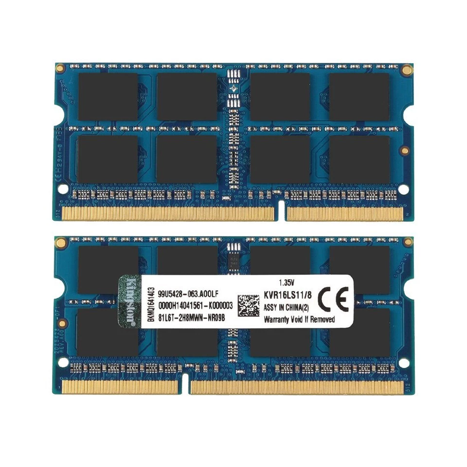 Kingston 32GB 16GB 8G DDR3L 1600MHz PC3L-12800S 2Rx8 SODIMM Laptop Memory RAM UK - Image 4 of 4