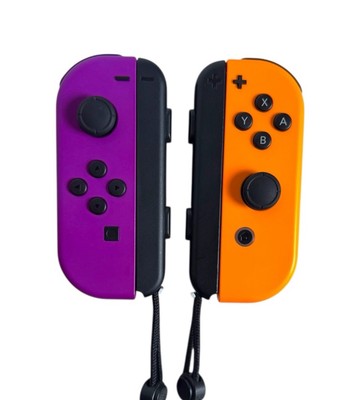 Joy-Con Set - Original Nintendo Switch Controller Lila & Orange | Handschlaufe
