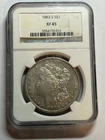 1883-S MORGAN DOLLAR NGC XF45 TOUGHER DATE