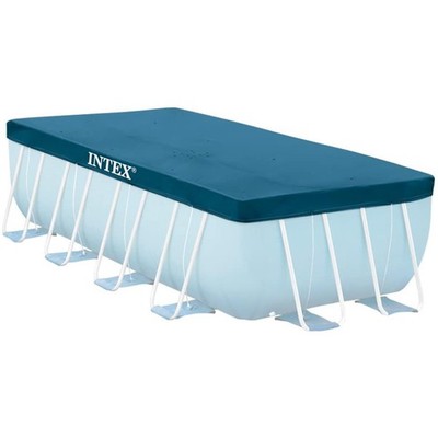 Intex 28037 Abdeckplane Poolabdeckung Poolplane 400x200cm Rechteckig Poolschutz