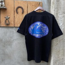 Vintage 80’s Quiksilver Graphic Surf Tshirt Size XL Made In USA Surf Wear
