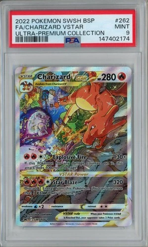 New ListingPSA 9 Charizard VSTAR SWSH262 Ultra Premium Collection Pokemon Card