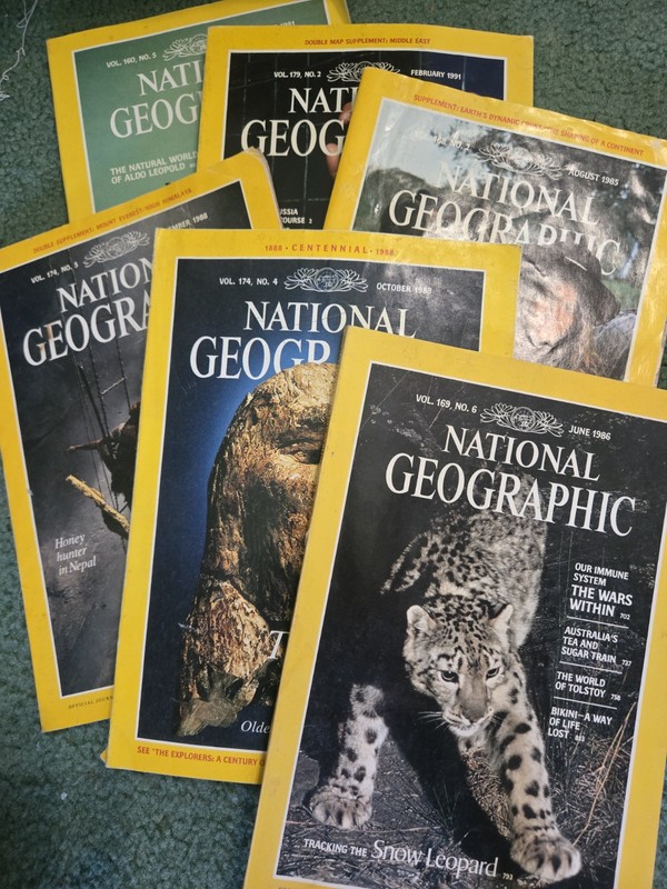 National Geographic 1988 Vol 169 No 6 Supplement June Aug Oct Nov Feb English