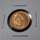 1907 LIBERTY HEAD $2.50 GOLD QUARTER EAGLE   XF+ GOLD COIN     #MF-4032