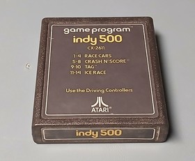 Atari 2600 Indy 500 - Complete In Box (CIB) - With Manual And Catalog