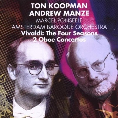 Vivaldi - Ton Koopman - The Four Seasons/Oboe Concertos ANDREW MANZE CD NEU OVP