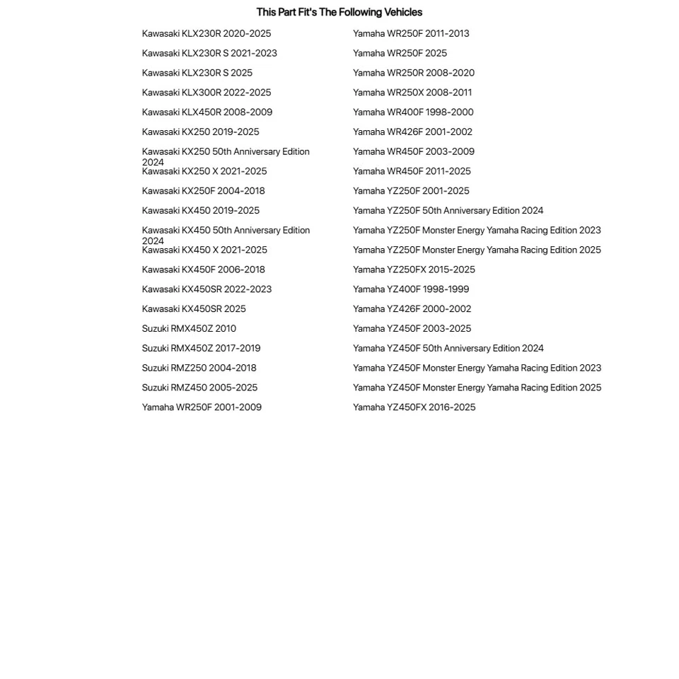 Tubo de aceleração de alumínio Tusk com rolamento para SUZUKI RMZ450 2005-2022 - Imagem 2 de 4