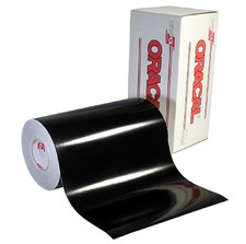 Oracal 651 Permanent Adhesive Black Gloss Vinyl 12 X 6ft