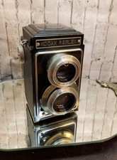 Vintage Kodak Reflex TLR Camera 2 x2 w Case Kodak Anastigmat Lens Works, NICE