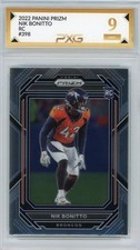 2022 Prizm NIK BONITTO RC #398 Graded PXG 9 Mint - slabs stack w/ PSA