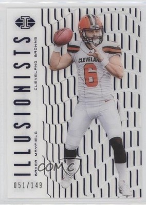 2018 Panini Illusions Illusionists Blue /149 Baker Mayfield Rookie RC 0ls