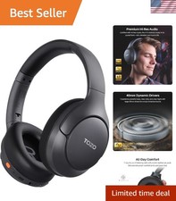 Image of HT3 Wireless Bluetooth Headphones: 90H Playtime, Noise Cancelling & Hi-Res Audio
