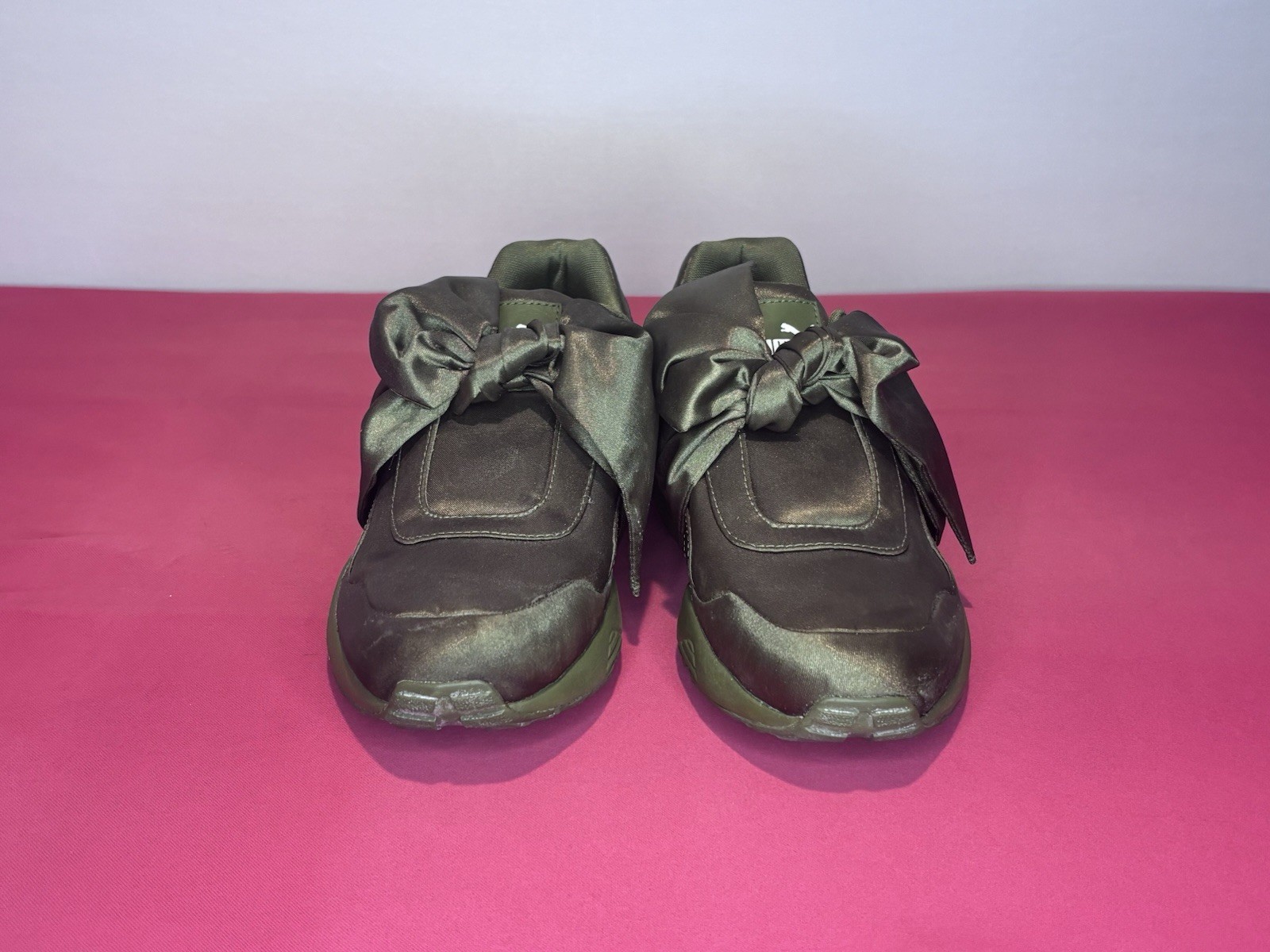 PUMA Fenty by Rihanna Bow Slip-On Low Top Green Women's Desi