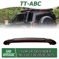 TT-ABC Black Tail Light Brake Lamp For LR Defender 90 110 130 2020-2025 LED DRL