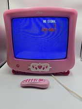 Disney Princess 13  Retro TV Year 2010 TV W/ Remote Works Great Missing Tiara