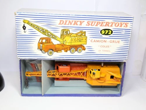 Dinky 972 20 Ton Lorry Mounted Crane Coles In Original Box - Near Mint Vintage