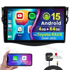 Android 15 For Toyota RAV4 2006-2012 Apple Carplay Car GPS Radio Stereo 4G 64GB