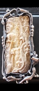 Verrry Wild Skulls ~ Kings & Maiden's OOAK Vintage Sterling Pendant / Broach ~