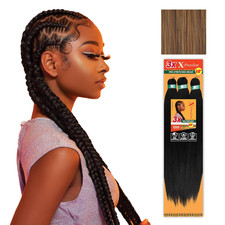 X-Pression Prestretched Braiding Hair - 3X Braid 58 Inch All Kanekalon Flame Ret