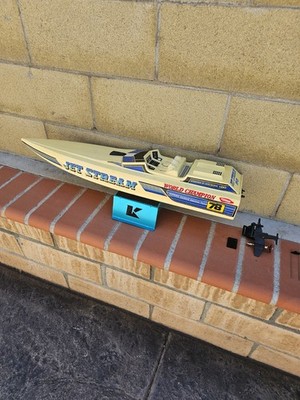 Vintage (1989) Kyosho Jet Stream GP-10 Nitro RC Boat (Untested)