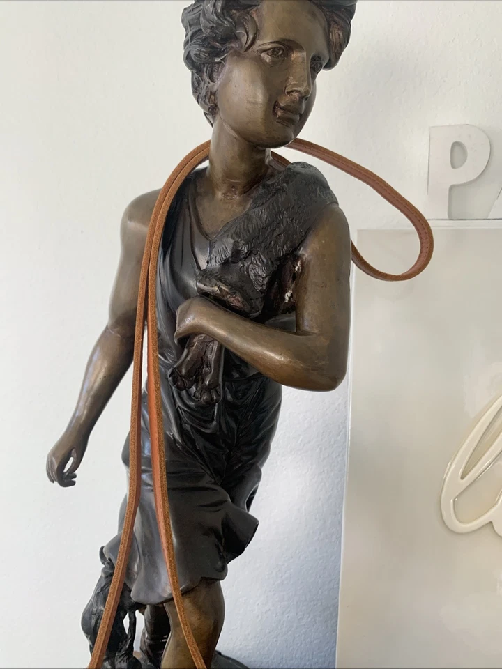 Bamboo and Leather Strap Bag - Image 3 of 4