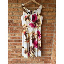 Talbots Wrap Style Sleeveless Dress Size 4P Petite