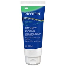 Differin Cleanse Acne Clearing Body Wash 2 Salicylic Acid Treatment, 10 fl oz
