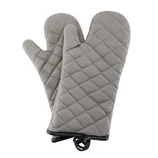 Oven Mitts 1 Pair of Quilted Lining,Heat Resistant Kitchen Gloves,Classic Fla...