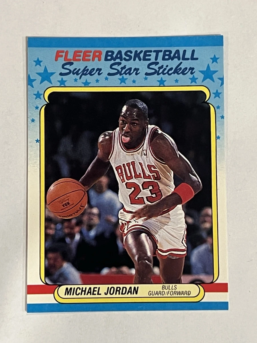 1988 Fleer Sticker Michael Jordan for sale | eBay