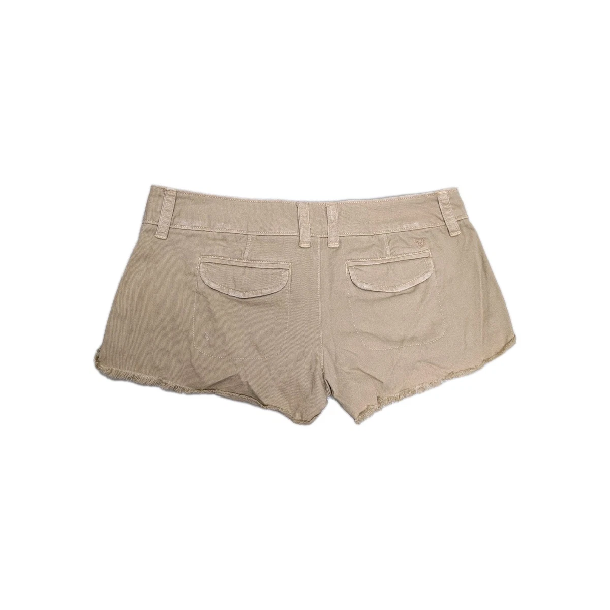 Short Taille Basse American Eagle Outfitters Femme Taille 6 - Jean Coupé Vintage - Bleu
