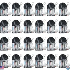 24 Mini Screwdriver Keychain & Tape Measure Set - 4 Pcs Portable Pouch Gift Set