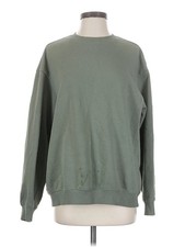 H M Women Green Sweatshirt S