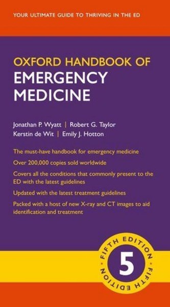 Oxford Handbook Of Emergency Medicine ~ Emily J. Hotton ~ 9780198784197-image