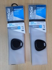 Lot Of 2 Seal Line Discovery Dry Bag View 10L Clear White Waterproof New Sealed