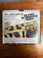 Carrier Bryant Payne CES0110057-02 OEM HSI Furnace Control Board – New Open Box