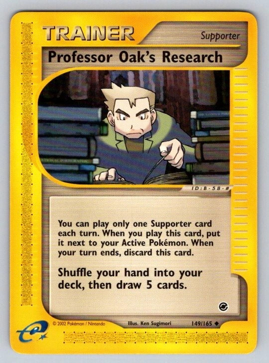 Professor Oak's Research 149/165 Expedition Base Set Uncommon NM Pokemon TCG