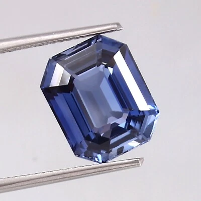 AAA Natürlich Makellos Ceylon Blau Saphir Loose Strahlender Schnitt Edelstein - Bild 1 von 4