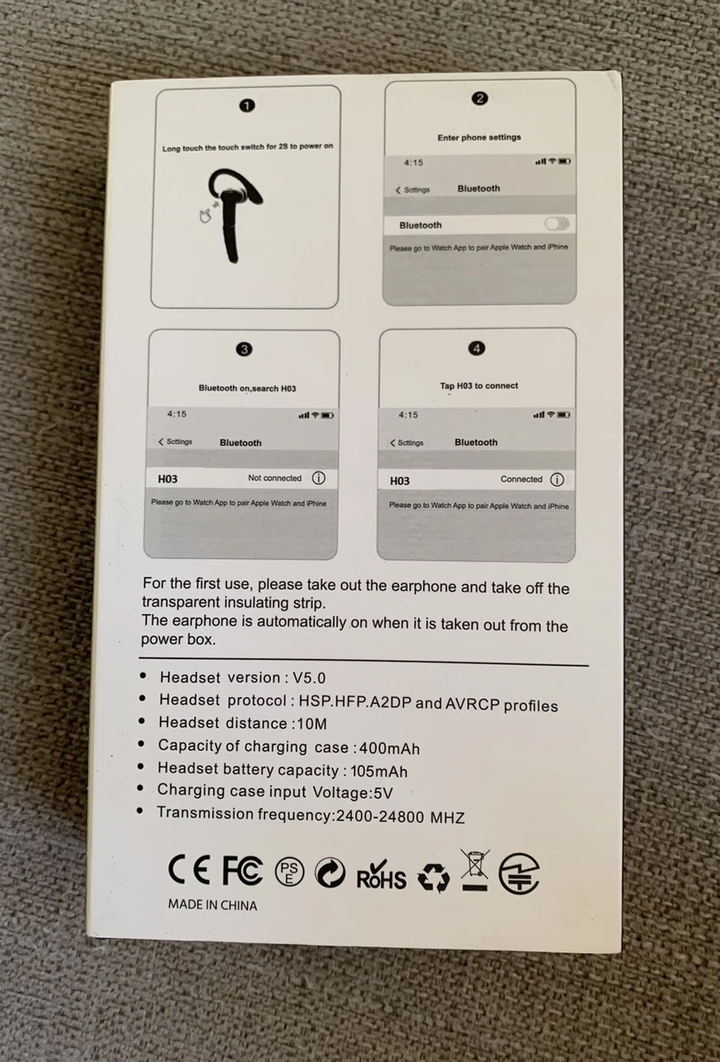 H03 wireless earbuds review sale
