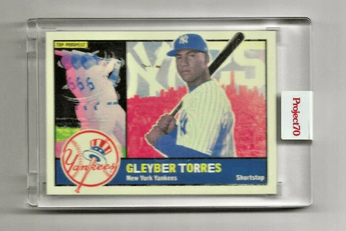 2021 GLEYBER TORRES TOPPS PROJECT 70 LIMITED CARD #65 NICO ARTIST NEW LIVE