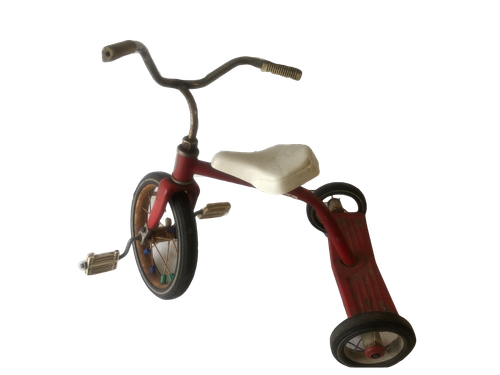Vintage Hedstrom Tricycle Red Kids Bike 