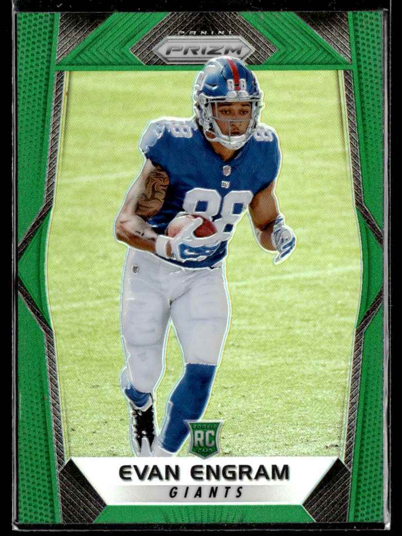 2017 Panini Prizm Green Holo Evan Engram RC New York Giants #299
