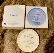 Hummel Goebel Thank You For Coming Wir Danken Fur Ihren Besuch 1975 2-pcs *NEW