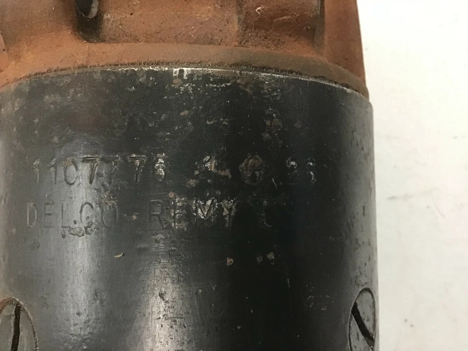 Chevrolet/ Oldsmobile Starfire Super 88 Dynamic 394ci starter #1107776 data: 1G26 - Imagem 3 de 4