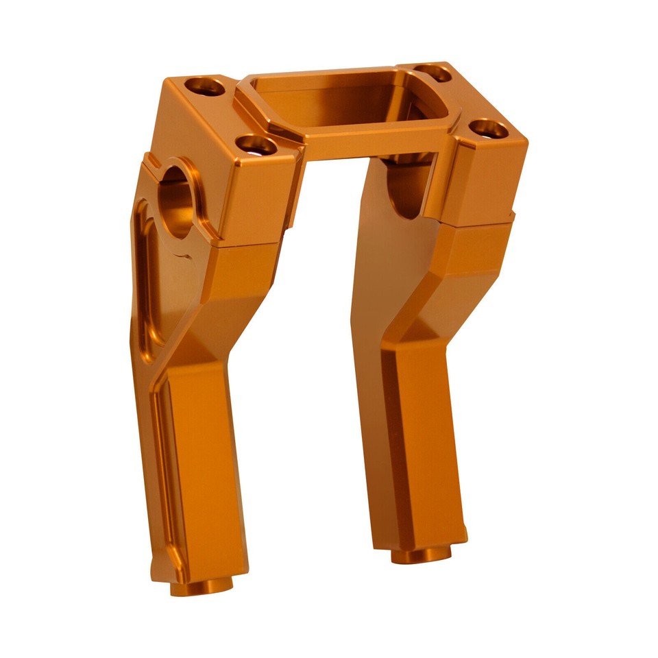 Gold Riser Clamp Kit Handlebar For Harley Softail Street Bob Low Rider ...