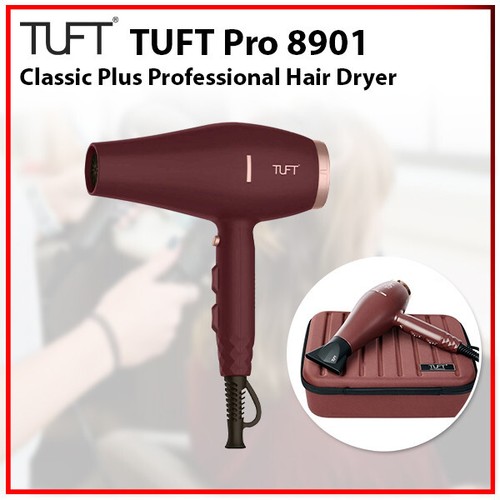 TUFT Pro Hair Dryer 2300W High Speed Ionic Hair Care Salon Dryer Blower RED