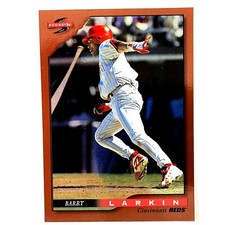 Barry Larkin 1996 Score Dugout Collection Parallel #5 MLB HOF Cincinnati Reds