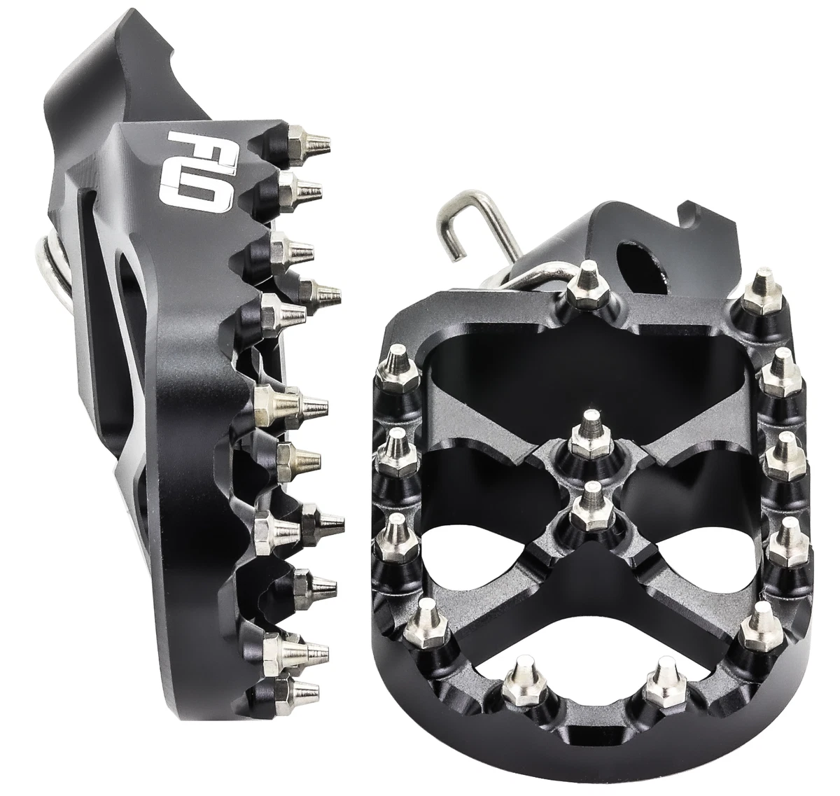 Kx100 footpegs clearance