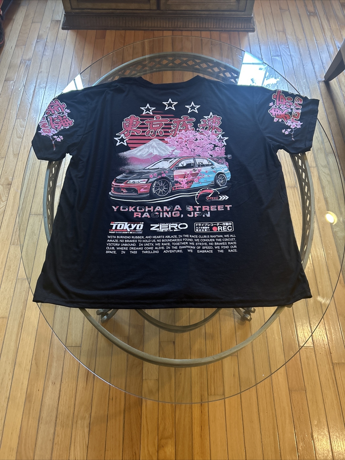 ALTRA T shirt grafica Fresh Laundry Tokyo Street Racing taglia 3XL